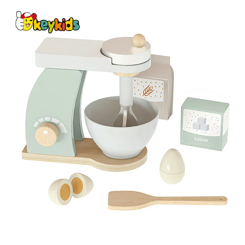 OEM Simulation Play Machine Wooden Toy Kitchen Blender for Kids W10D668