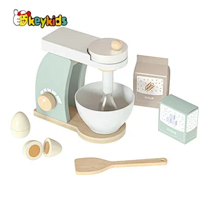 OEM Simulation Play Machine Wooden Toy Kitchen Blender for Kids W10D668